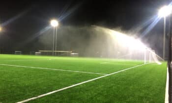 Veilige sportterreinen door automatische beregening 12