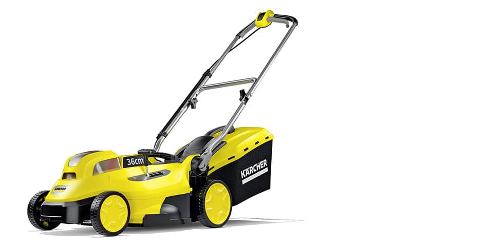 Impossible job? Not with Kärcher's handy LMO cordless lawn mowers! 1