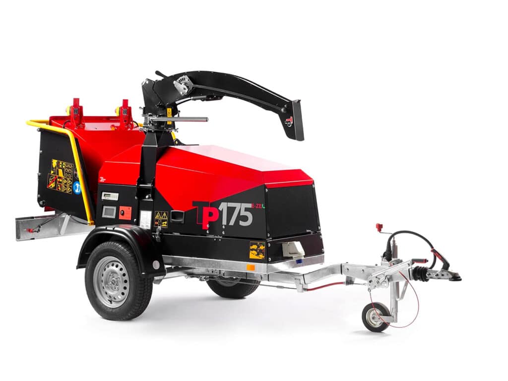 Houthakselaar met grote diameter en volledig elektrische versie 3