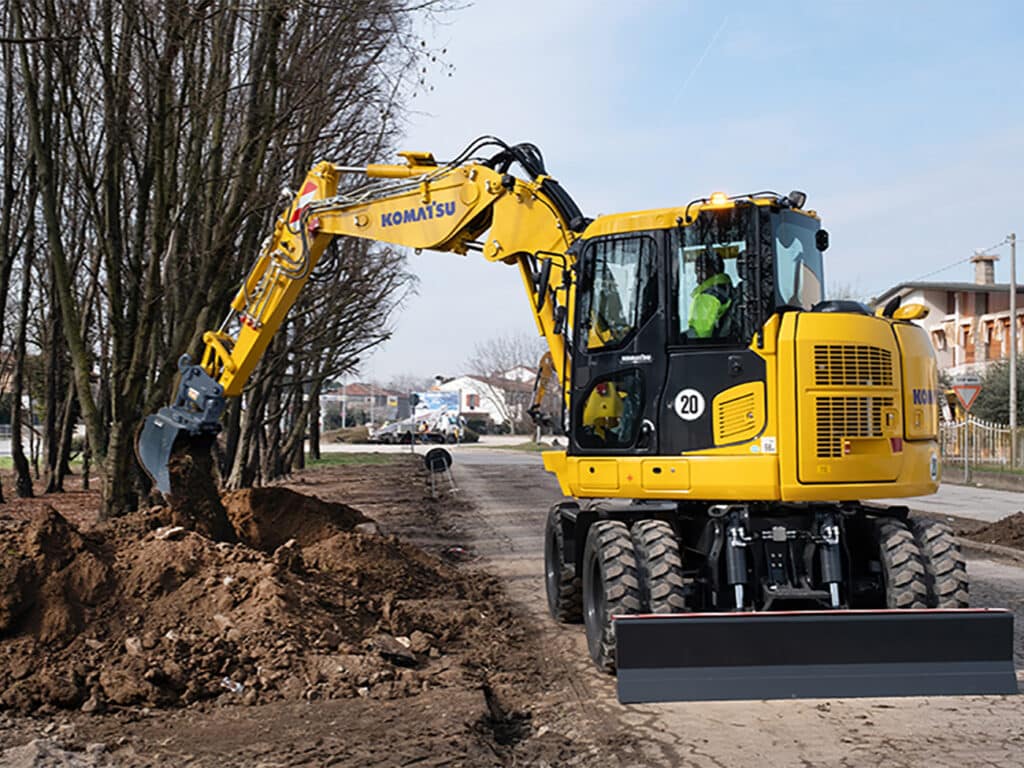 Nieuwe KOMATSU PW98MR-11 mobiele midigraafmachine 1
