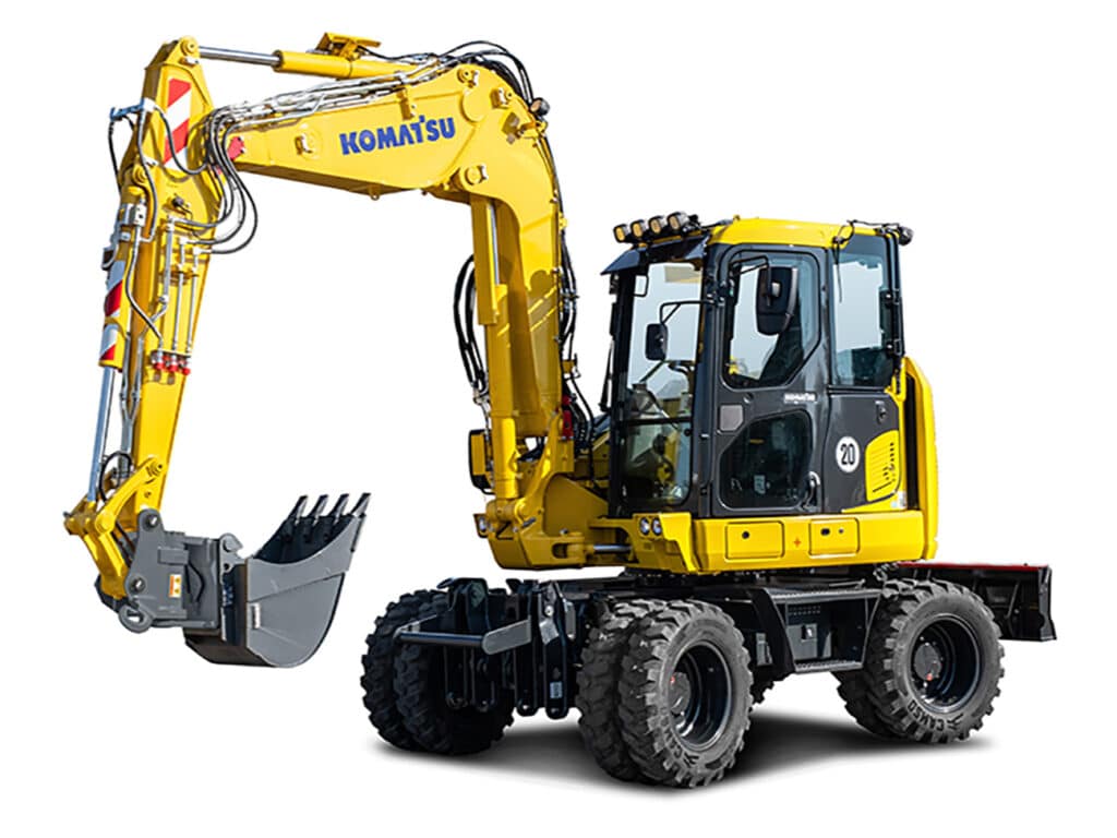 Nieuwe KOMATSU PW98MR-11 mobiele midigraafmachine 2