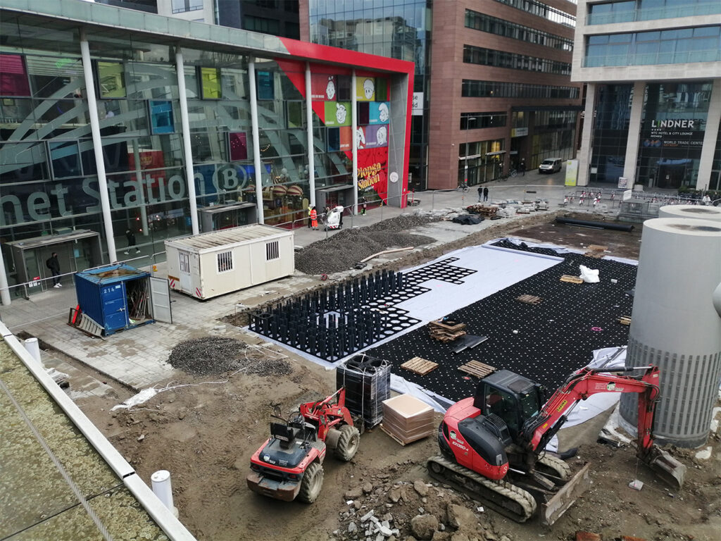 Tien Valse Christusdoornen als sluitstuk op heraanleg Mediaplein 1