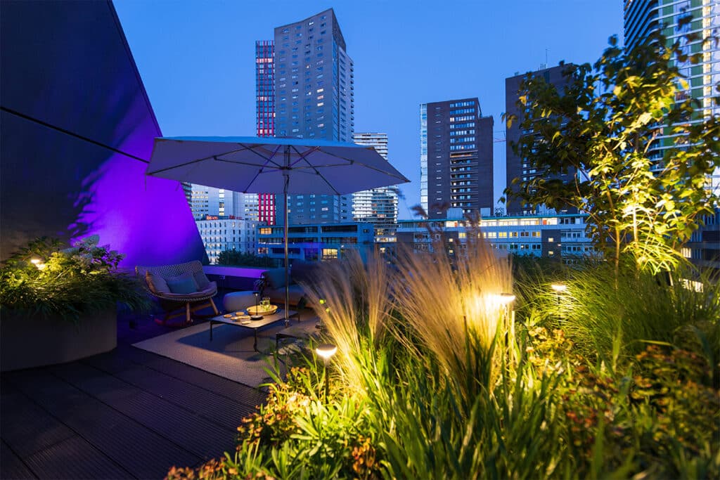 Kleur bekennen via tuinverlichting 2