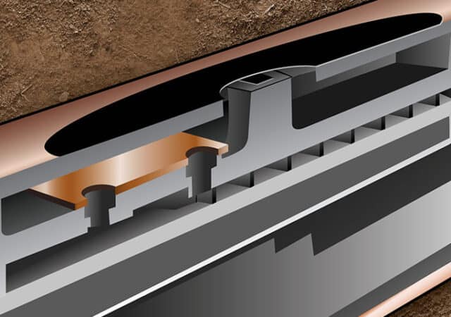 Le tuyau d'égouttage assure un écoulement contrôlé de l'eau 4