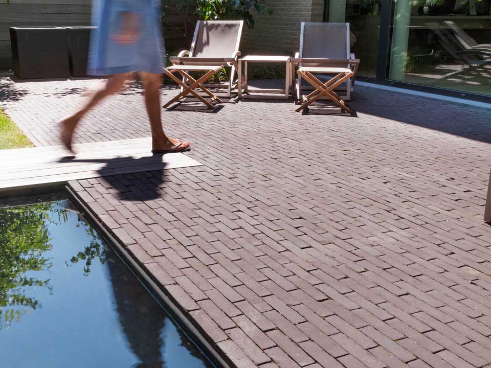 Zeer geschikt voor terrassen, opritten en bestrating
