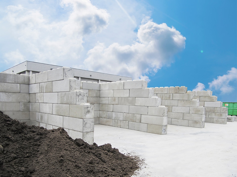 Flexibel bouwen met betonblokken