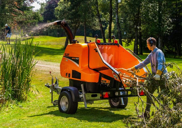 Déchiquetage sur le terrain de golf 5