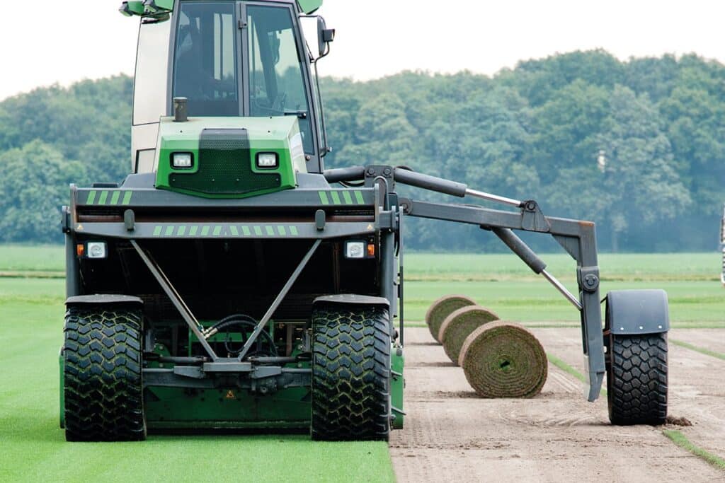 De kunst van perfecte graszoden